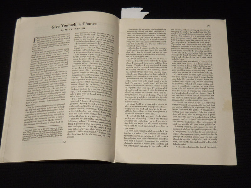 1946 SEPTEMBER THE WRITER MAGAZINE - TOM HANLIN - ALEC RACKOWE - JERARD - K 25