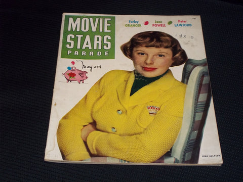 1950 MAY MOVIE STARS PARADE MAGAZINE - JUNE ALLYSON FRONT COVER - E 14832