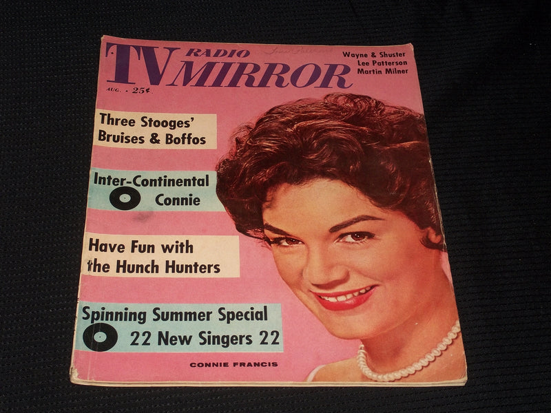 1961 AUGUST TV RADIO MIRROR MAGAZINE - CONNIE FRANCIS FRONT COVER - E 3048