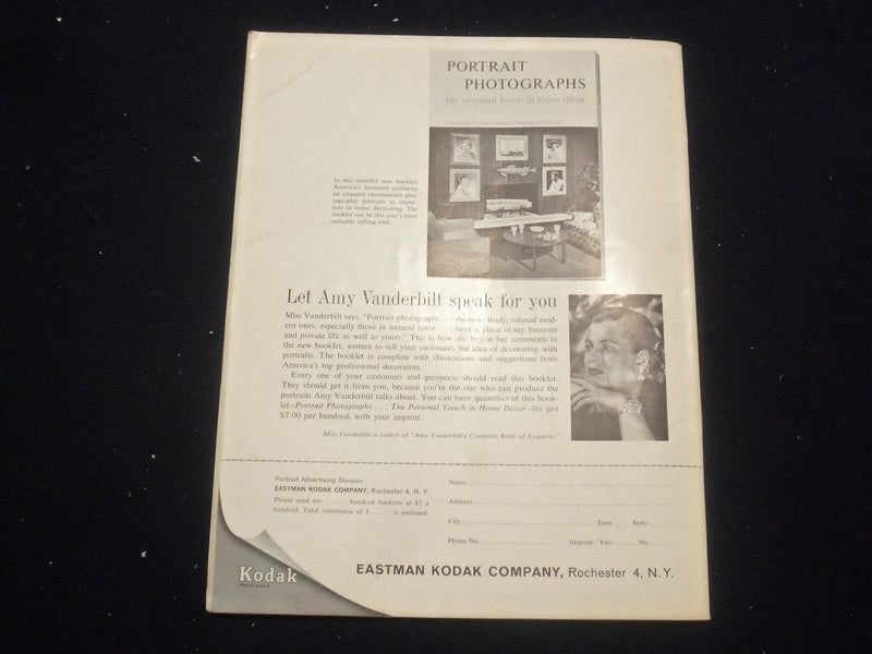 1961 JULY THE NATIONAL PHOTOGRAPHER MAGAZINE - PHOTOS & ARTICLES - ST 6619