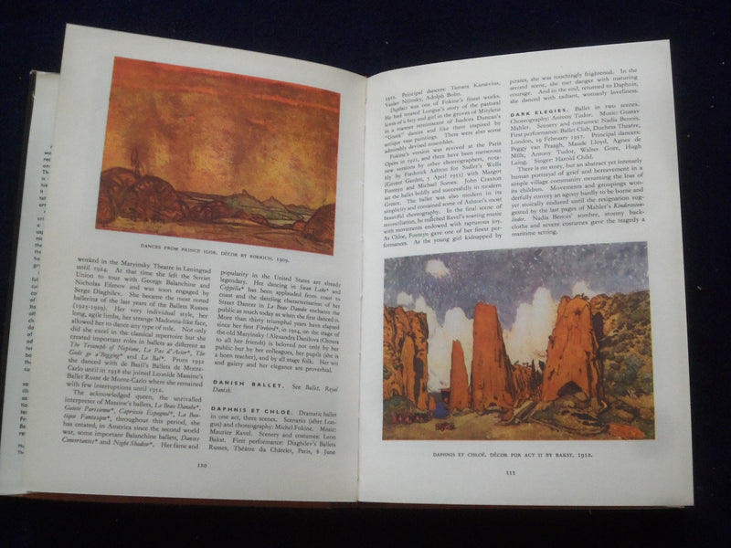 1959 DICTIONARY OF MODERN BALLET HARDCOVER BOOK BY SELMA JEANNE COHEN - KD 8772