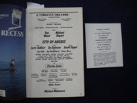 1991 CITY OF ANGELS PLAYBILL - 15 SIGNATURES ON THE COVER & INSIDE PAGES- J 8320