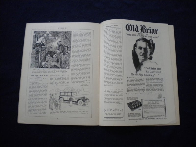 1927 OCTOBER 1 JUDGE MAGAZINE - GIVE THIS LITTLE GIRL A HAND! - B 436J