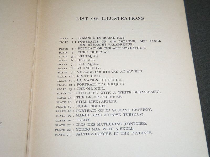 1924 MASTERS OF MODERN ART - CEZANNE BOOK - 40 PRINTS - KD 5814