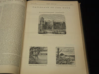 1883-1884 THE HOUR MAGAZINE BOUND VOLUME LOT OF 2 - NEW YORK - KD 3340K