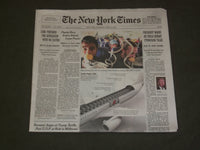 2018 APRIL 19 NEW YORK TIMES - TRUMP WARNS HE COULD WALK OUT OF KIM JONG UN MTG