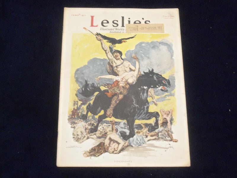 1917 FEBRUARY 8 LESLIE'S WEEKLY MAGAZINE - CIVILIZATION ? - ST 6132