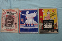 1940'S-1970'S CIRCUS PROGRAMS AND MAGAZINES - LOT OF 39 - O 3727