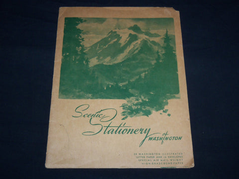 1920'S SCENIC STATIONERY OF WASHINGTON - 14 TOTAL INSIDE - J 8691