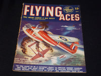 1942 JULY FLYING ACES MAGAZINE ILLUSTRATED FRONT COVER - E 172