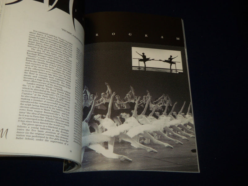 1988 THE PARIS OPERA BALLET U. S. TOUR PROGRAM - GREAT PHOTOS - J 5070