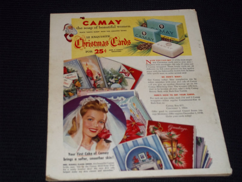 1948 DECEMBER MODERN SCREEN MAGAZINE - BETTY GRABLE COVER - E 16852