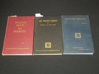 1954-1956 LINCOLN ARC WELDING FOUNDATION BOOK LOT OF 3 - KD 2771S
