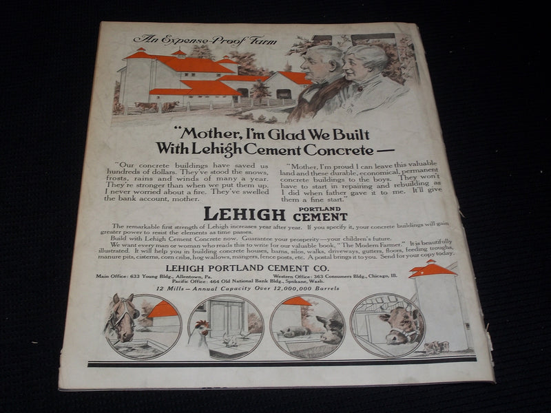 1914 AUGUST 29 THE COUNTRY GENTLEMAN MAGAZINE ILLUSTRATED COVER ART - E 2904