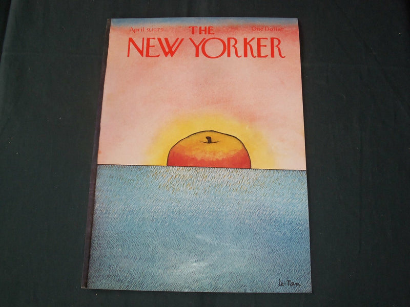 1979 APRIL 9 NEW YORKER MAGAZINE FRONT COVER ONLY - GREAT ART FOR FRAMING