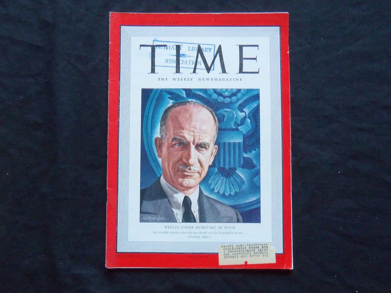 1941 AUGUST 11 TIME MAGAZINE - SUMMER WELLES, UNDER SECRETARY OF STATE - T 776