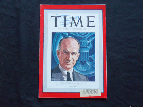1941 AUGUST 11 TIME MAGAZINE - SUMMER WELLES, UNDER SECRETARY OF STATE - T 776
