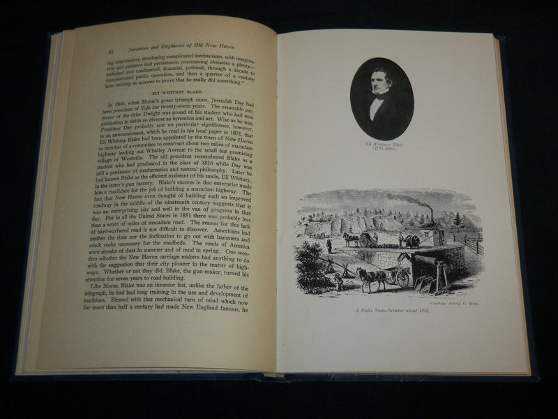 1939 INVENTORS AND ENGINEERS OF OLD NEW HAVEN BOOK BY RICHARD KIRBY - KD 6794
