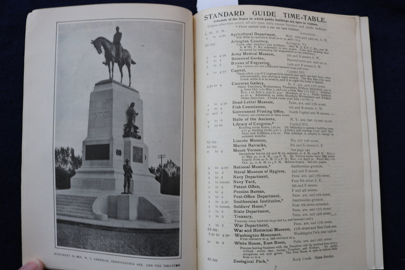 1905 WASHINGTON - ARLINGTON - MT. VERNON STANDARD GUIDE- SOFTCOVER BOOK - K 1318