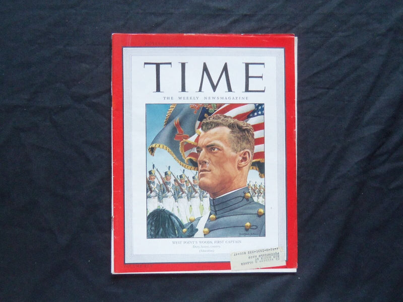 1945 JUNE 11 TIME MAGAZINE - WEST POINTER WOODS - T 972