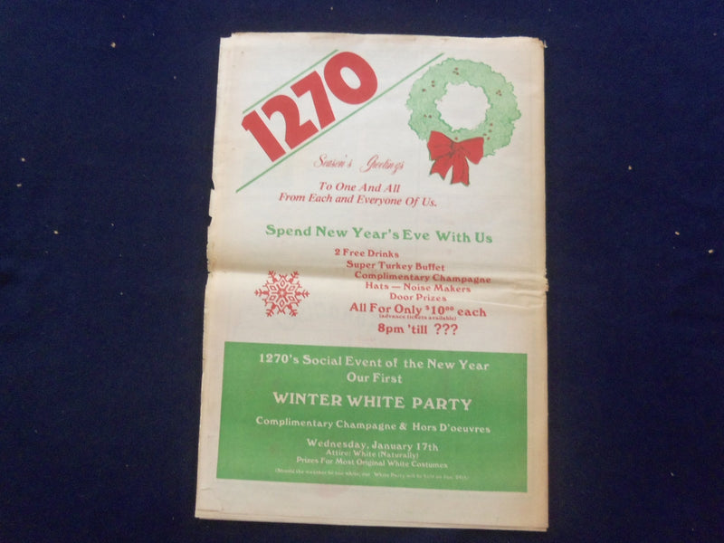 1978 DECEMBER 14 ESPLANADE NEWSPAPER - HAPPY HOLIDAYS - NP 6811