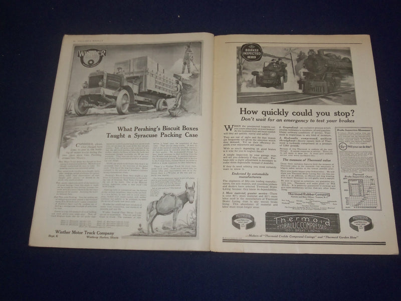 1918 APRIL 13 COLLIER'S MAGAZINE - HOW DOES THE FAR WEST STACK UP? - ST 6730