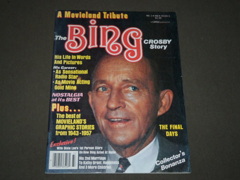 1977 A MOVIELAND TRIBUTE THE BING CROSBY STORY MAGAZINE - GREAT COVER - CW 577