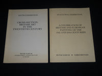 1985-1993 PETER NAHUM ART EXHIBITION CATALOGUES LOT OF 3 - O 1400