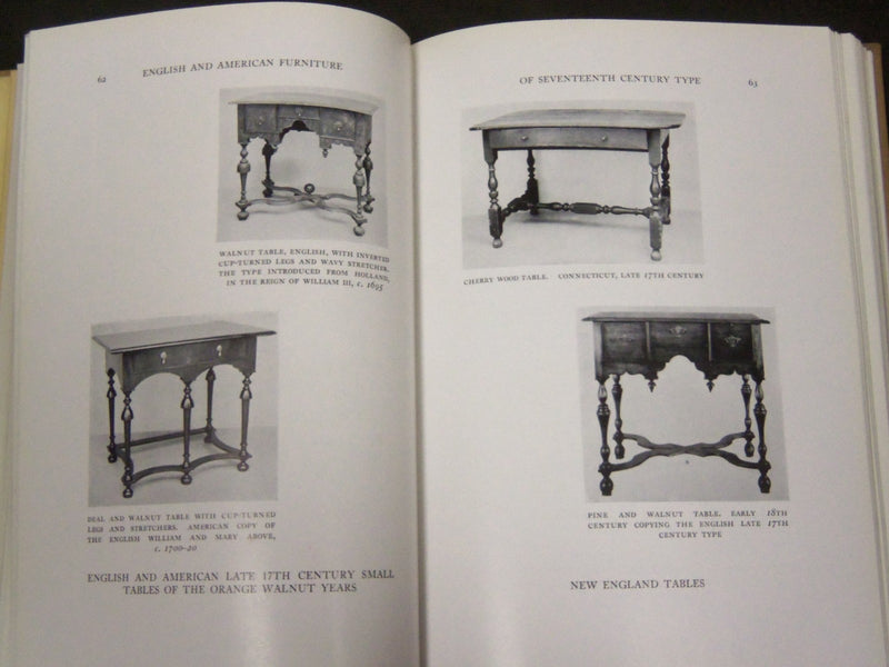 1929 ENGLISH AND AMERICAN FURNITURE BY HERBERT CESCINSKY - NICE PHOTOS - KD 80T