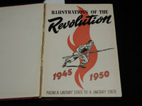 1954 ILLUSTRATIONS OF THE REVOLUTION INDONESIA 1945-1950 HARDCOVER BOOK - R 726Q