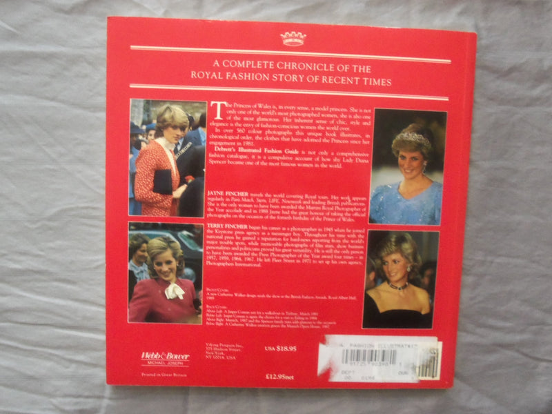 1989 DEBRETT'S THE PRINCESS OF WALES FASHION GUIDE SOFTCOVER BOOK - K 263