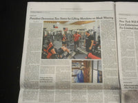 2021 MARCH 4 NEW YORK TIMES - BIDEN DENOUNCES STATES FOR LIFTING ORDERS ON MASKS