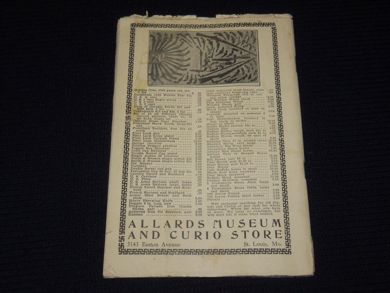 1913 JULY 31 THE WEST AND COLLECTOR'S WORLD MAGAZINE - VOLUME 59 NO. 3 - J 9890