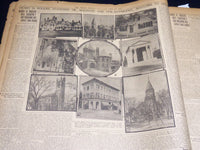 1909 MAY 20 THE BOSTON HERALD - PRESIDENT LOWELL AT HARVARD HELM - BH 401