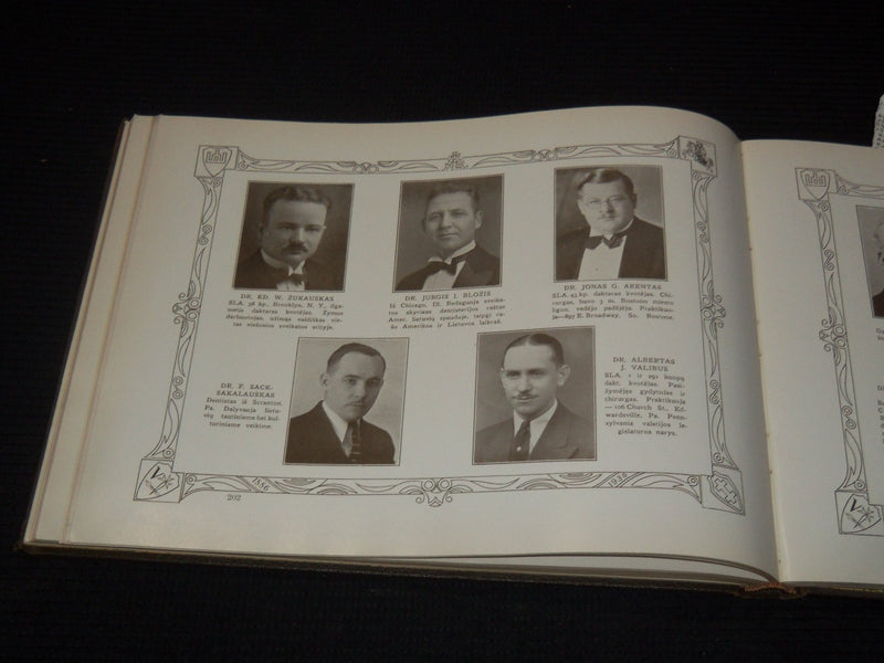 1936 SUSIVIENIJIMO LIETUVIU AMERIKOJE ALBUMAS VOLUME - LITHUAIAN - KD 5403E