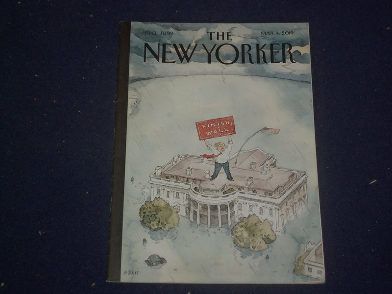 2019 MARCH 4 THE NEW YORKER MAGAZINE - ILLUSTRATED COVER - NY 2320