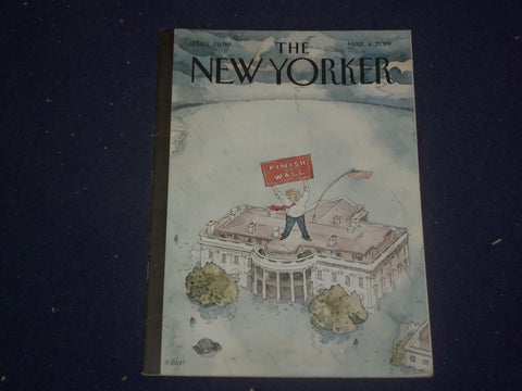 2019 MARCH 4 THE NEW YORKER MAGAZINE - ILLUSTRATED COVER - NY 2320