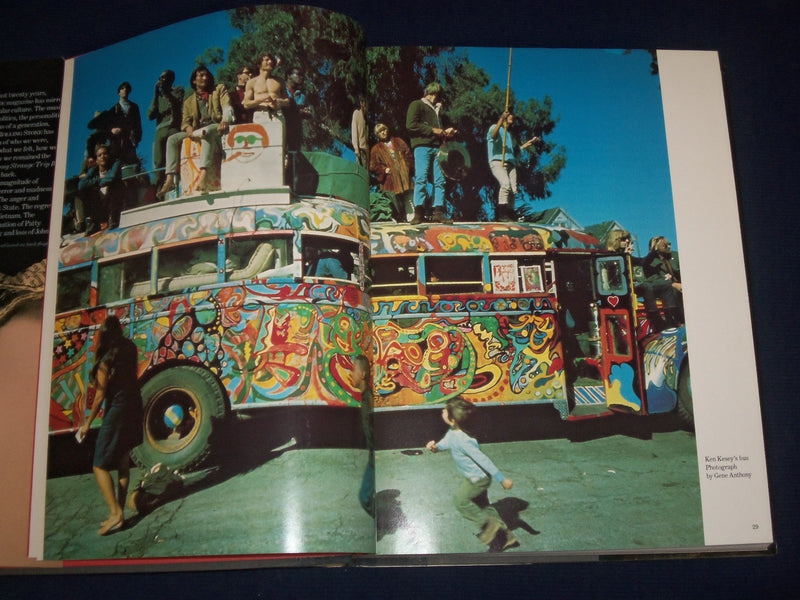 1987 20 YEARS OF ROLLING STONE LONG STRANGE TRIP BOOK BY JANN WENNER - KD 2989