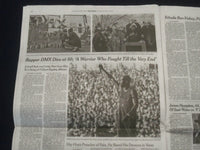 2021 APRIL 10 NEW YORK TIMES - PRINCE PHILIP AT AGE 99 AND DMX AT AGE 50, DIED