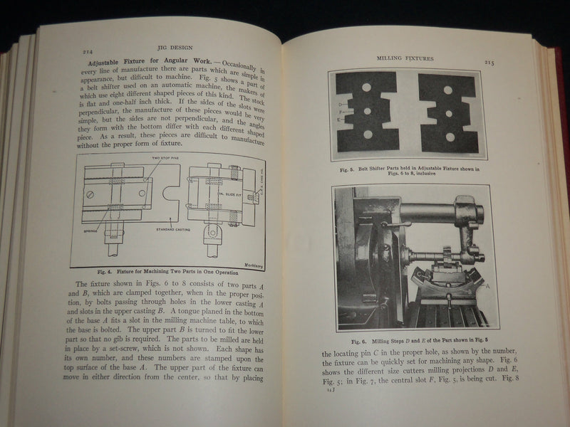 1937 JIG AND FIXTURE DESIGN HARDCOVER BOOK BY FRANKLIN D. JONES - KD 7058