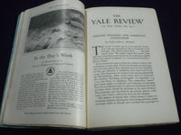 1928-1946 THE YALE REVIEW MAGAZINE LOT OF 7 - NICE ARTICLES & ADS - WR 748
