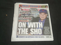 2021 DECEMBER 22 NEW YORK POST NEWSPAPER - BUCK SHOWALTER INTRODUCED AS METS MGR