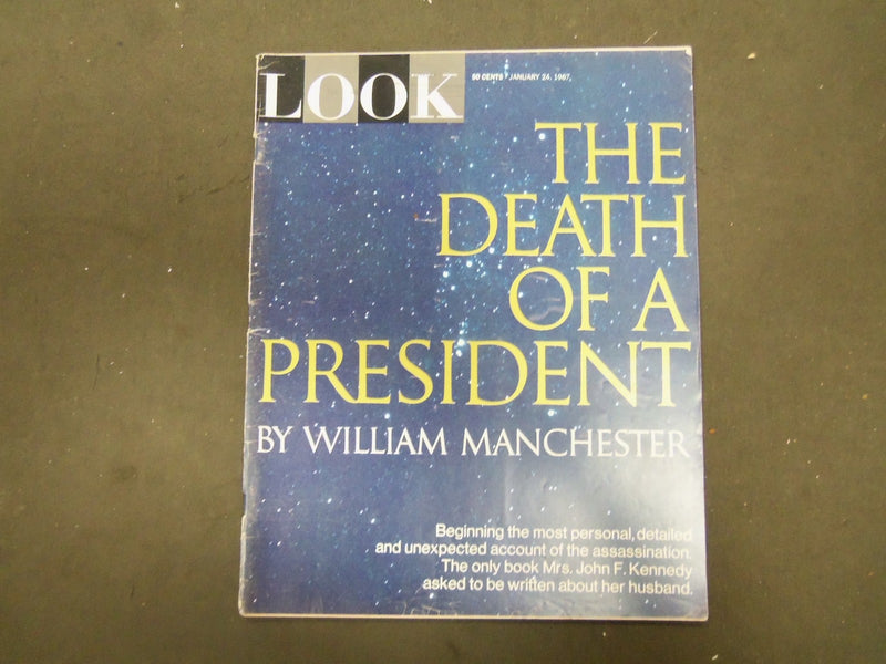 1967 JANUARY 24 LOOK MAGAZINE - THE DEATH OF A PRESIDENT - ST 2913