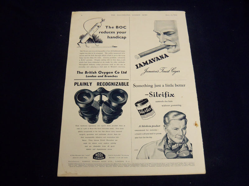 1950 APRIL 15 ILLUSTRATED LONDON NEWS MAGAZINE - NAIROBI - E 8134