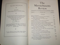 1960 WINTER THE MASSACHUSETTS REVIEW MAGAZINE - HOMAGE TO CAMUS - J 9200
