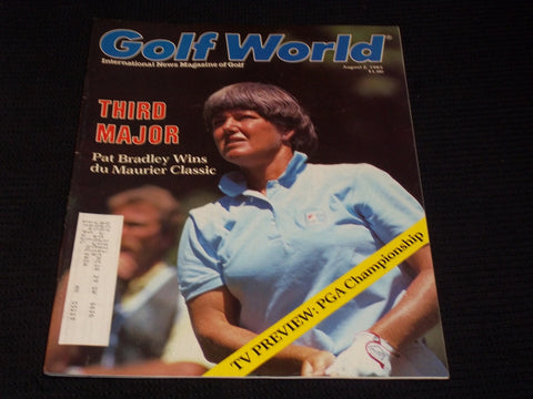1985 AUGUST 2 GOLF WORLD MAGAZINE - PAT BRADLEY FRONT COVER - E 5587A