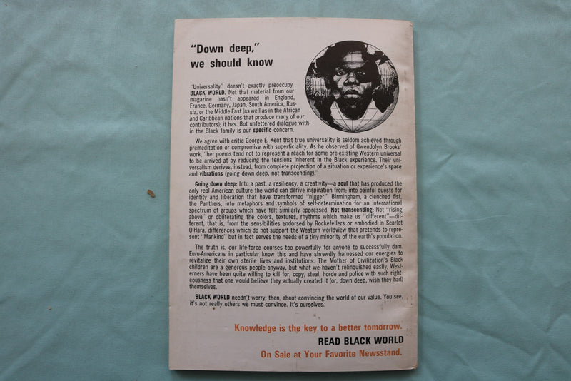 1976 JANUARY BLACK WORLD MAGAZINE - CHARLES C. DIGGS COVER - K 3373