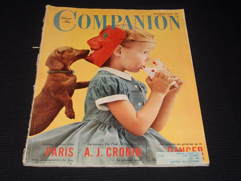1955 OCTOBER WOMAN'S HOME COMPANION MAGAZINE NICE FRONT COVER & ADS - E 4488