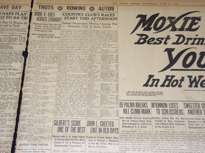 1910 JUNE 15 THE BOSTON HERALD - KELIHER CASE GOES TO JURY TOMORROW - BH 351
