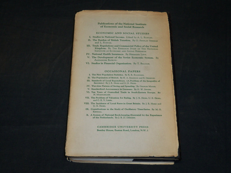 1948 INVESTMENT LOCATION AND SIZE OF PLANT BOOK BY P. SARGANT FLORENCE - KD 5891